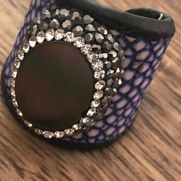 Abalone leather ring - Picture 2 of 6
